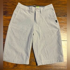Quicksilver Amphibian Dry Flight Shorts Boy Size 8 Gray Like New Water Repellent